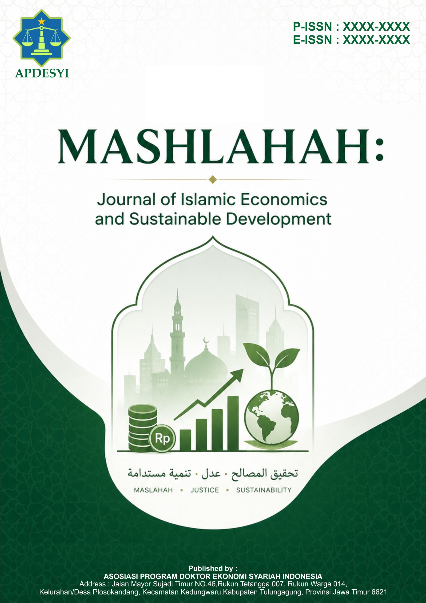 MASHLAHAH: Journal of Islamic Social Economics and Sustainable Development Cover